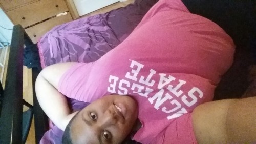 When I was ready to go to the gym and then I decided to lay in bed and take another pic&hellip;I