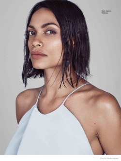 global-fashions:  Rosario Dawson - Grazia France January 2015 photos David Roemer styled Nicolas Klam 