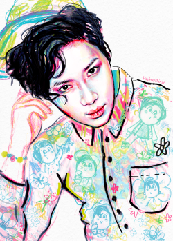 beepbeepshinee:  Taemin wearing a floral