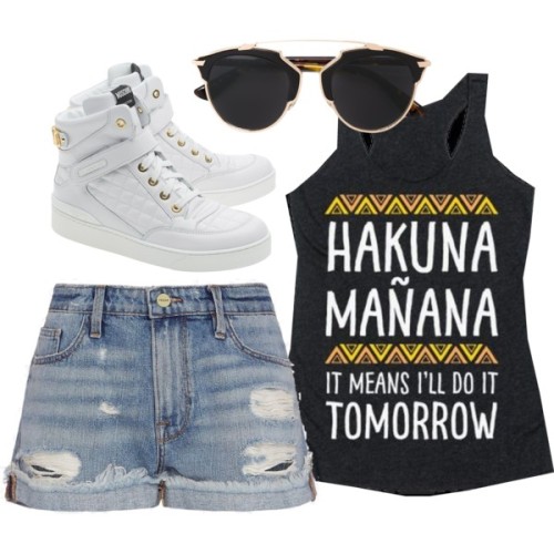 (via Hakuna Manana | Summer) Black Tank