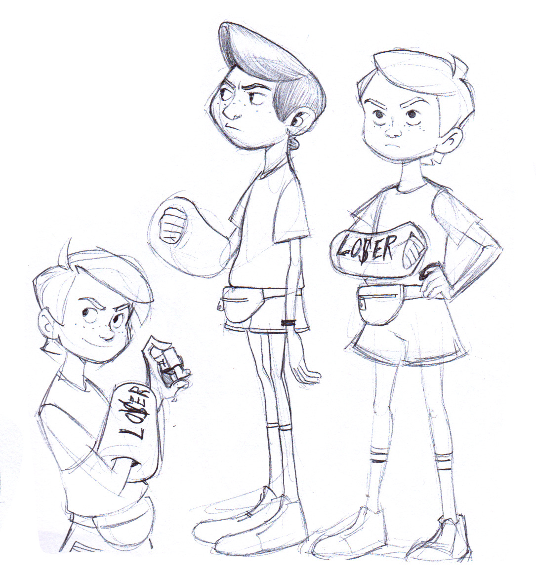 three-legged-cow: Some style studies with eddie and richie