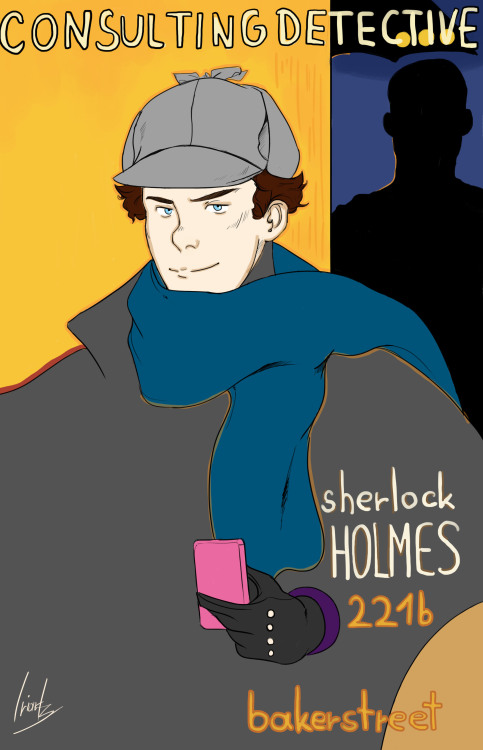 iriarty: My work for the new “letsdrawsherlock” challenge Original picture by Henry de T