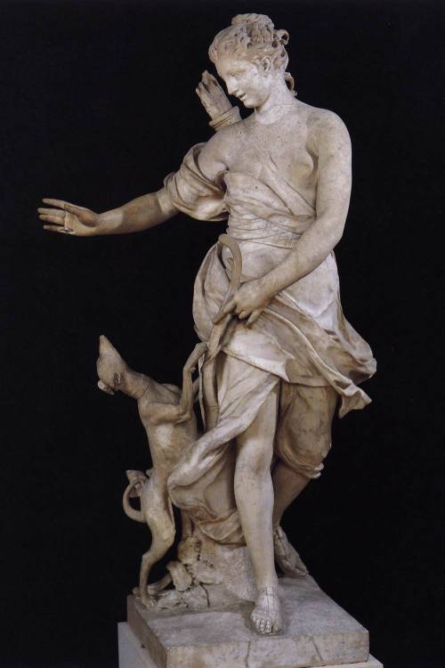 centuriespast: FRÉMIN, René A Companion of Diana 1717 Marble, height 180 cm Mus&e