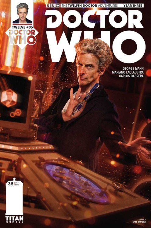 Here’s my cover art for Doctor Who: The Twelfth Doctor issue 3.5, coming this June from Titan Comics