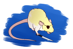 Dark-Lord-Ivy: Here Comes Ratmitri To Stab Away Your Troubles With His Tiny Knife