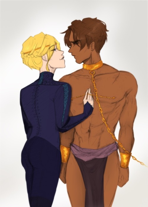 holosexualpan-art: ‘You look like a whore‘ I really liked this scene from the first book! And yes, I