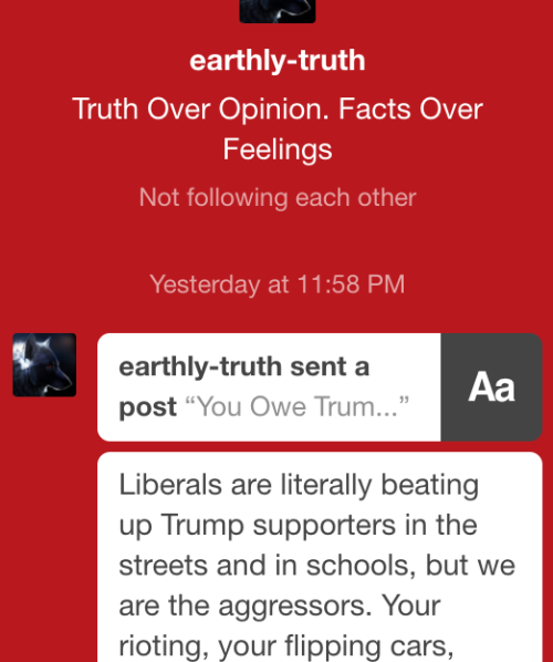 Look Everyone, A Lovely Alt-right Asshole Decided To Come Into My Messages To Bitch At Me Instead Of