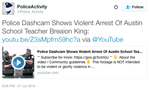 micdotcom:Footage shows teacher Breaion King’s brutal arrest, officer saying black people have vio