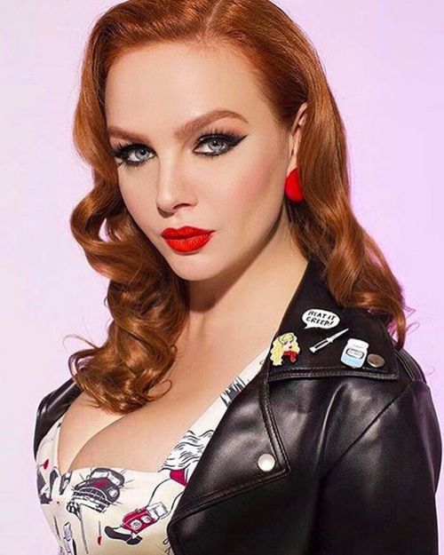 pinuppost:Fierce! We’re huge fans of this look!what do you think? #Pinuppost @the_tiah ⠀ … ⠀ ❤️ @tracilords x @pinupgirlclothing ❤️ MUA @erikareno_artistry ❤️ Follow us on instagram: http://ift.tt/2BfQfI7