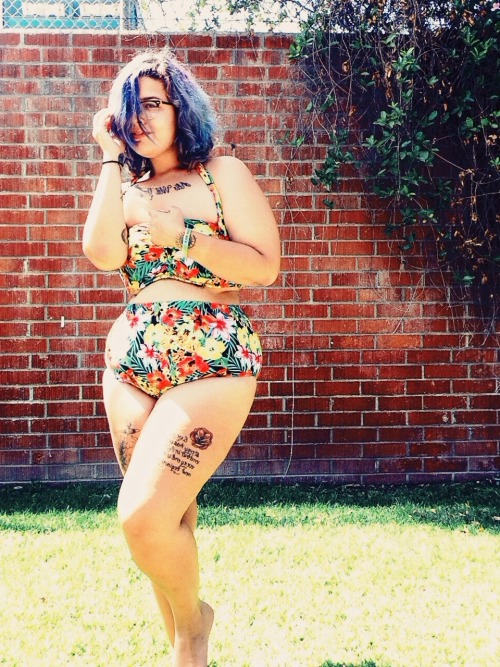 dynastylnoire:  walkingwithmoonwolves:  I’ve already heard it all from taking these pictures. That it looks unflattering. That my body doesn’t belong in something like this. Well who are you to decide what I should and should not wear. My body looks