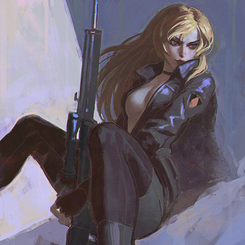 xombiedirge:Sniper Wolf by Ilya Kuvshinov / Store