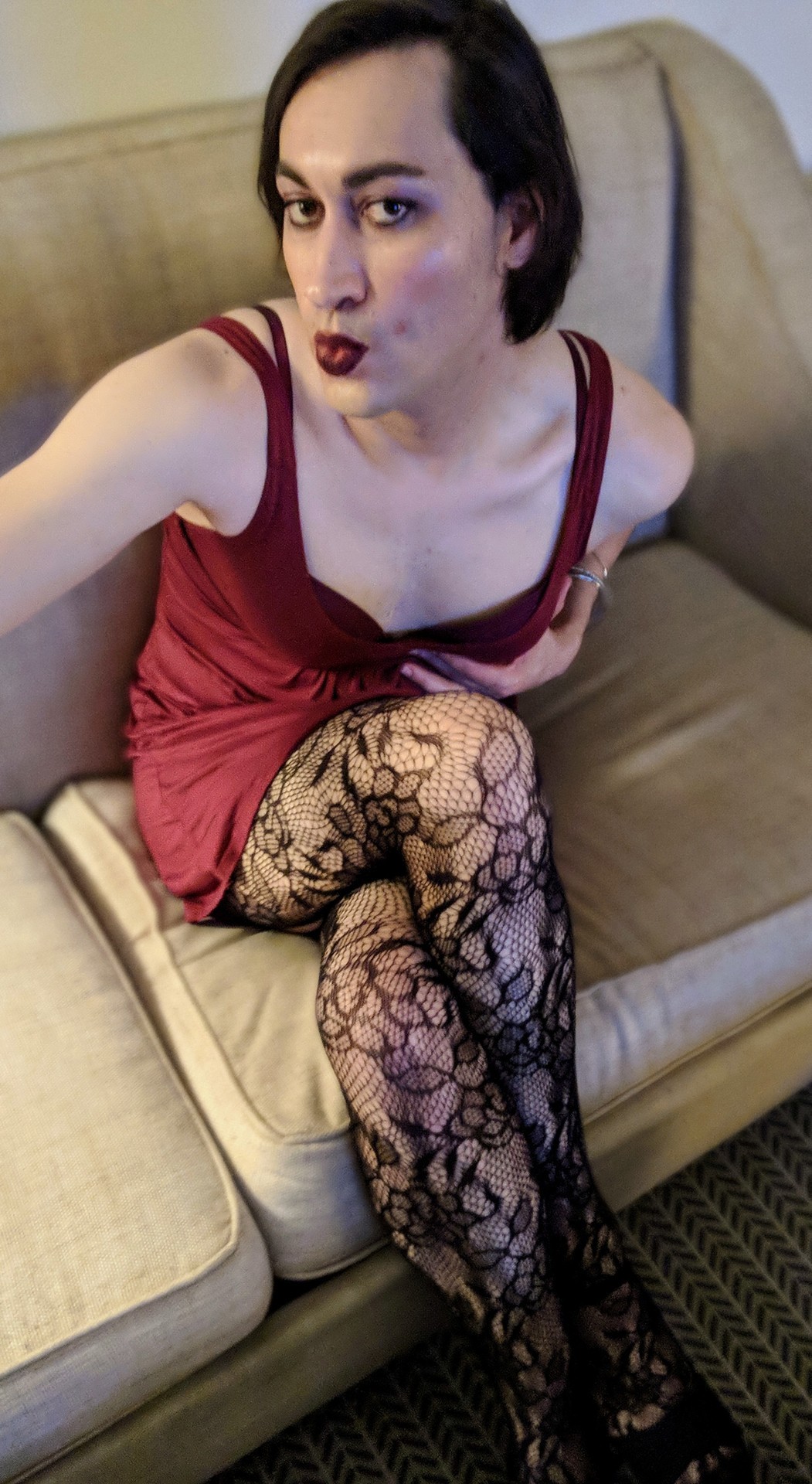 Dressed up for the first time in quite a bit