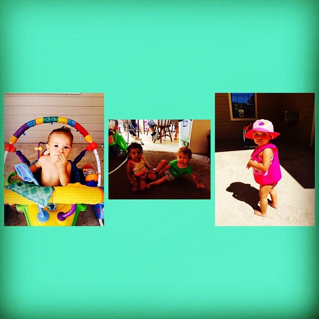 #bella #gage #swimangels #summer #babies #👼👼👼👼.