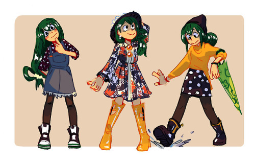 sharkbomb:BNHA fashion girls