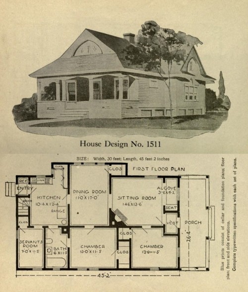 Hodgson’s Modern Houses (1905) - No. 1511