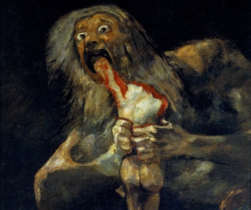 mariusgaaazzh: Saturn Devouring His Son, 1823, Francisco Goya. Ivan The Terrible Killing His So