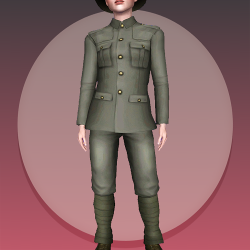 joojconverts: 4t3 Convert from WaxesNostalgic’s WW1 Enlisted Uniform       