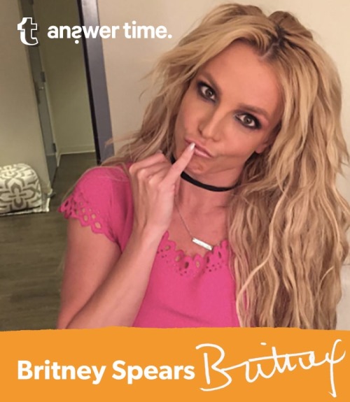 britneyspears: Jumping on Tumblr for Answer Time on 7/25! Meet me there at 7pm ET / 4pm PT britneysp