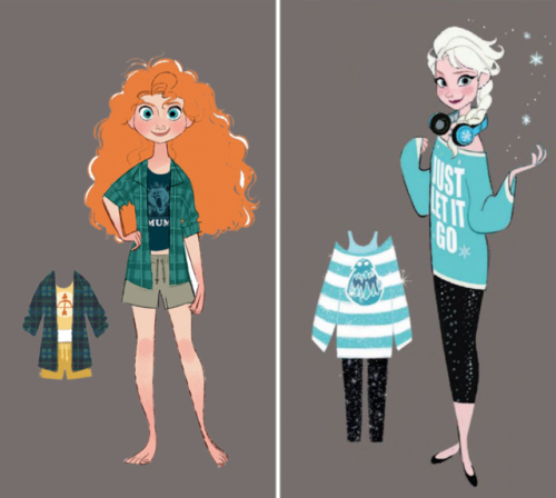 scurviesdisneyblog: The Princesses from Ralph Breaks the Internet. Character designs by Ami Thompson