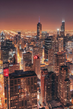 plasmatics-life:  Chicago nightscene  by Rasidel Slika