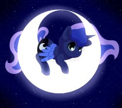 texasuberalles: Little Luna On The Moon by