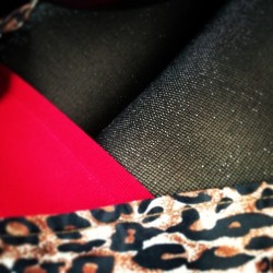 outfit 😊#red #skirt #sparkly #tights #cheetah