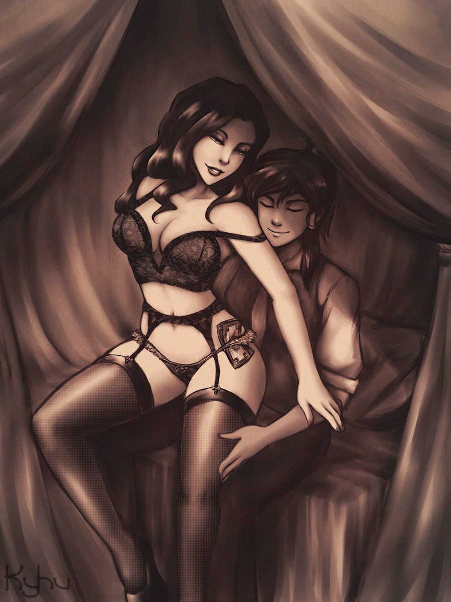 k-y-h-u:  After reading some AU fanfics involving strip clubs, I thought Asami as