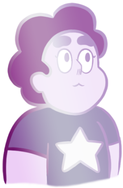 airbenderedacted:  was amethyst just taking some artistic liberties when she shapeshfted into steven, or does she legit think steven’s eyelashes are all long &amp; pretty like that? ☆ either way, she is a qt ❤