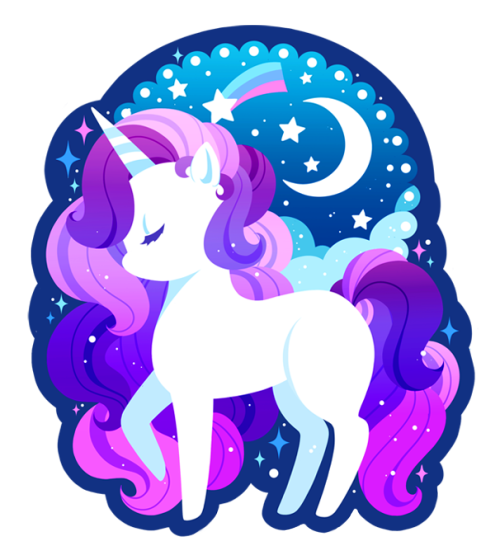 brogancoral:  Mini mermaid and unicorn &lt;3 A couple of potential sticker/charm designs!