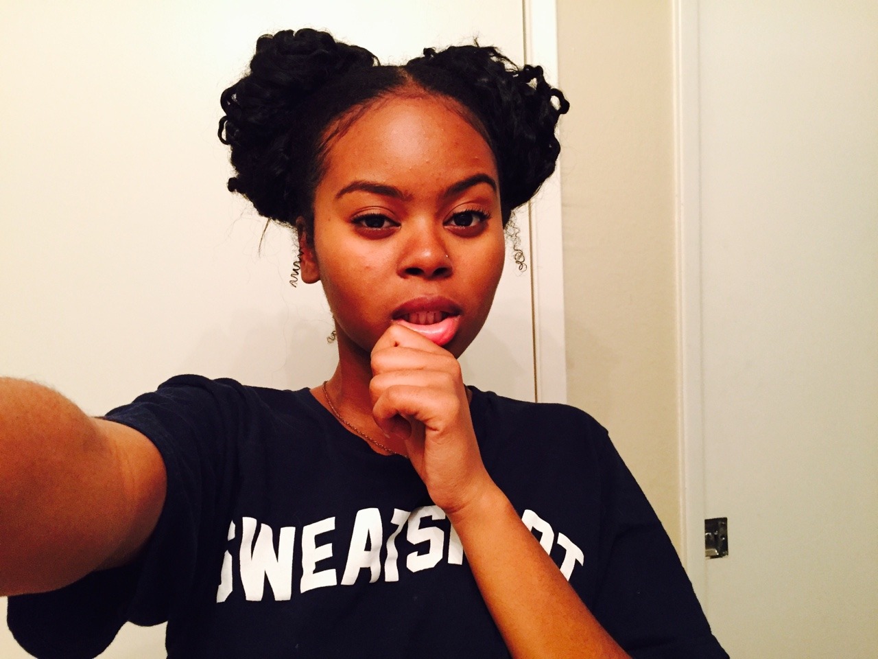 mrdorseywoods:  kierrabazilio:  Who told me to be a baby hair queen yesterday?  Damn.