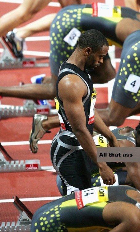 lamarworld1: Tyson Gay booty &amp; bulge