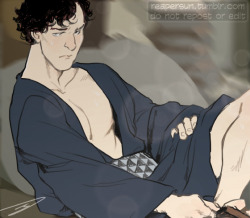 July 2014Based on Cumberbatch’s Japan trip kimono~