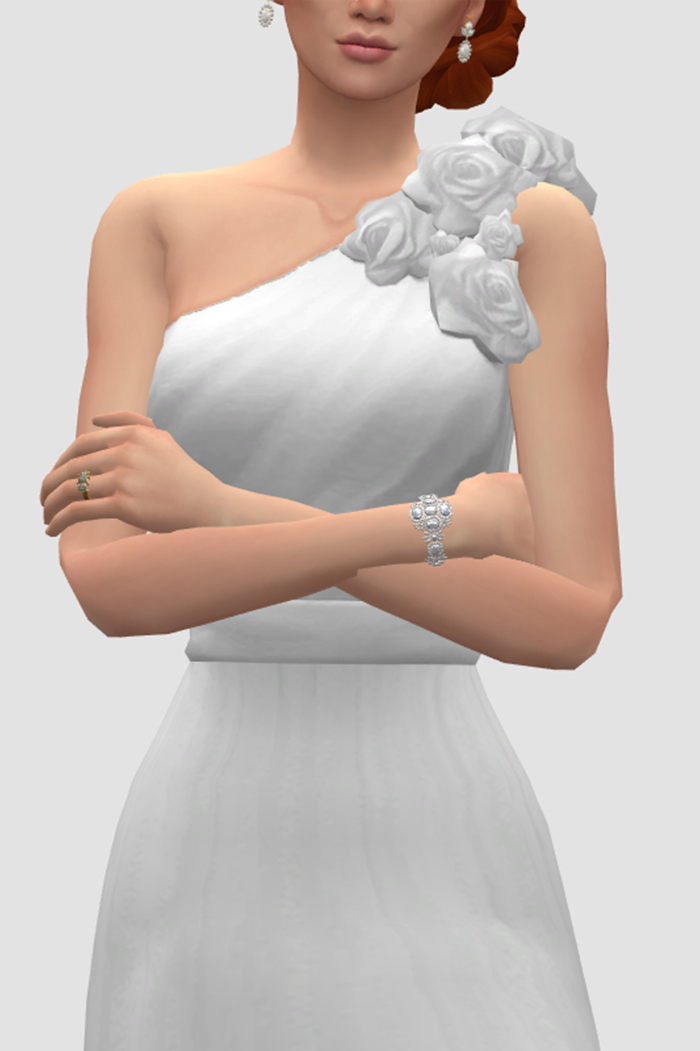 Greek Wedding Dress Sims 4