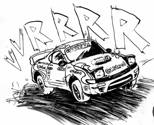 Cars&hellip; but cute?!I drew some of my favs! A Rally Celica, Miata, and RX7 FD, and then the new S