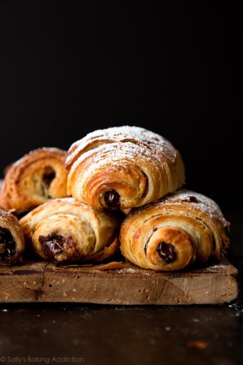 sweetoothgirl:   Homemade Chocolate Croissants (Pain au Chocolat)