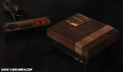 pixalry: Custom Wooden Nintendo Classic Mini - Created by Vadu Amka 