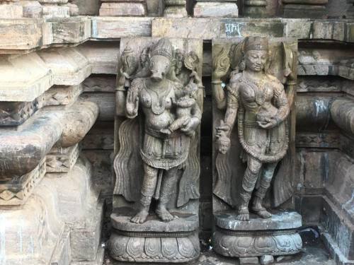 Vahari and Chamunda, Tara Tarini Temple near Berhampur, Odisha