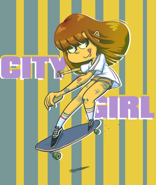 “CITY GIRL&quot;http://nidan-illustration.wixsite.com/nidan-illustrationhttps://www.instagram.com/ni