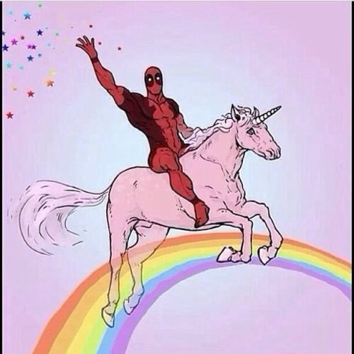 XXX #deadpool #marvel #marvelcomics #unicorns photo