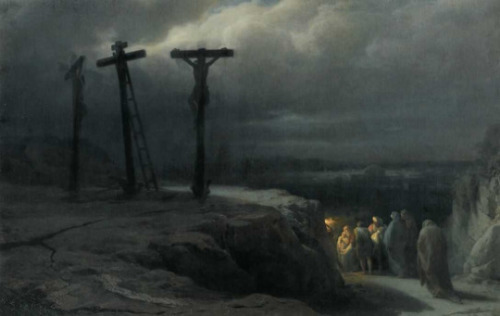 coriesu:Night at Calvary Vasily Vereshechagin