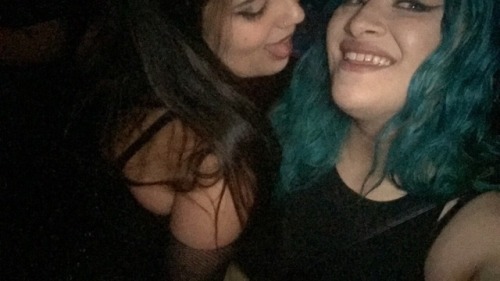 cici-catacomb:  cici-catacomb:  We had to make out like 6 times before we got these pictures. Fine by me!! ❤😘😈  These are my favorite pictures of my best friend and me 😍😍