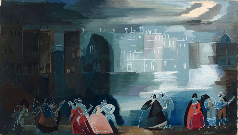 thunderstruck9:  Alexandra Exter (Russian, 1882-1949), Carnival in Venice, 1930.