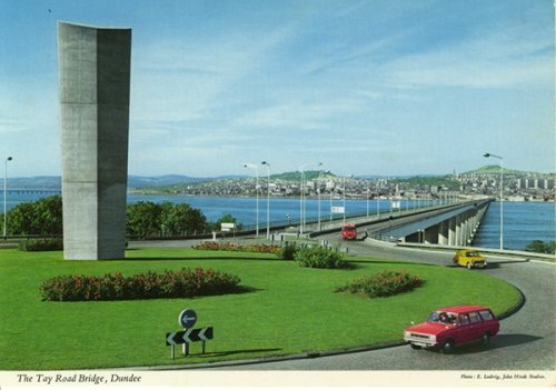 europavintage: The Tay Road Bridge, Dundee, Scotland (from John Hinde Collection)