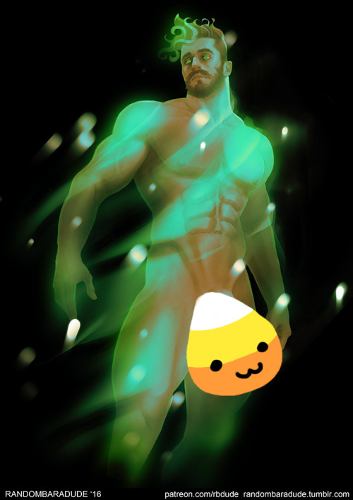 randombaradude:Uncensored first on my Patreon gallery!  Hug!