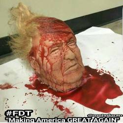 79vlv:  I bet if we call for “ISIS” to do this just like he called russia to hack we would be charged with treason and he would still be running as your president smfh! I could care less of this pawn tho that’s all he is.   The blood looks fake,