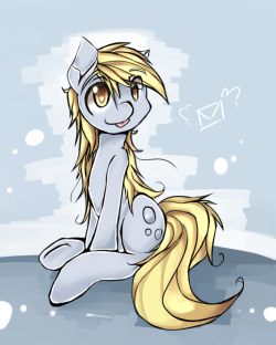 mylittleponyoficialg4:  The mailmare by *InkyTophat
