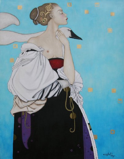 Leda  Michael Parkes