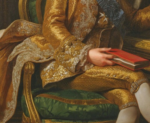 centuriesbehind: King Gustav III of Sweden and his Brothers c.1771 (detail), Alexader Roslin