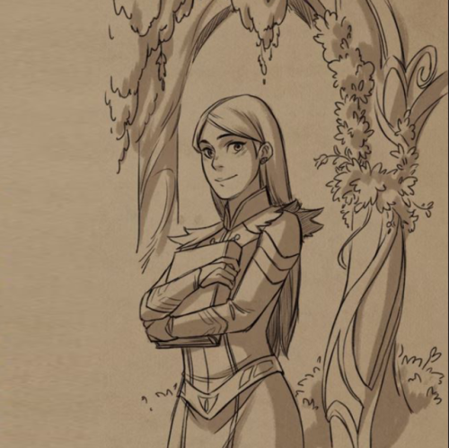 ezrans:some of my favorite drawings from the credits!! 