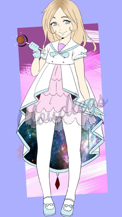 Magical girl designThe planet would change depending on what power I  she would use. Mars for e